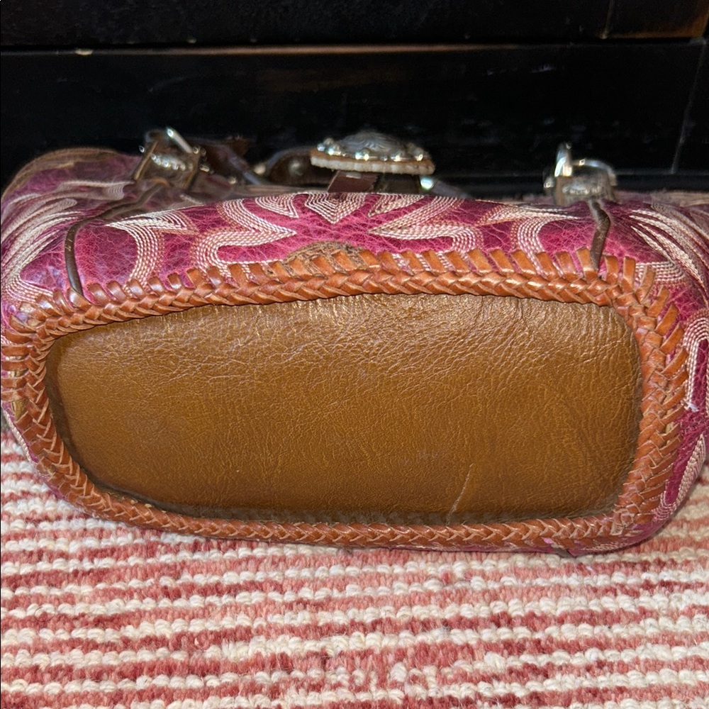 Western Style Pink and Brown Women's Bag TLC - Picture 12 of 13